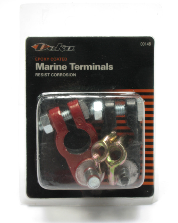 Epoxy Coated Wing Nut Battery Terminal Set