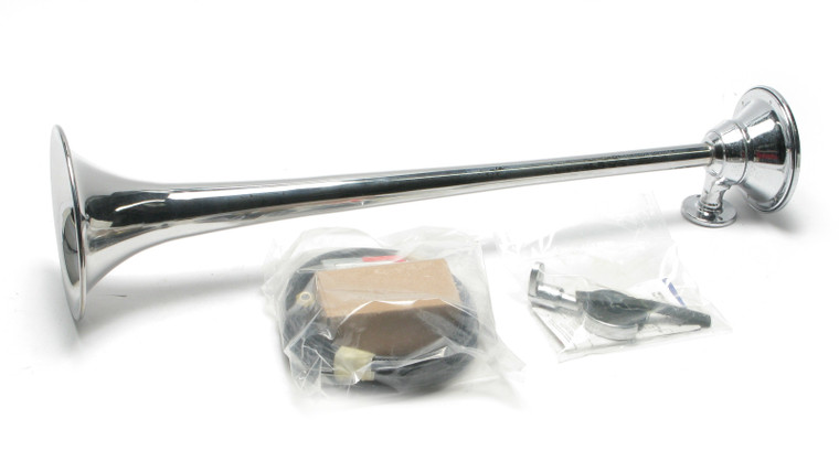 Grover Stuttertone 1510-2024 Round Chrome 24.5" Air Horn