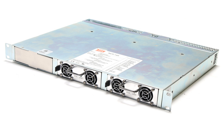 Mean Well RCP-1UI 19" Chasis with 2x RCP-1000-48 48VDC 21 Amp Power Supplies