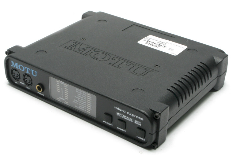 MOTU micro express 4x6 MIDI Interface w/SMPTE Synchronization