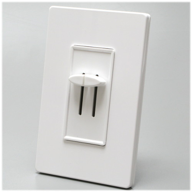 Dual Slide Dimmer 300 Watt 120 Volt AC White