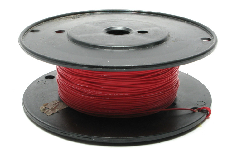 M22759/11-22-2 22AWG, Silver Plated, PTFE Teflon Jacketed Wire, Red, 241ft