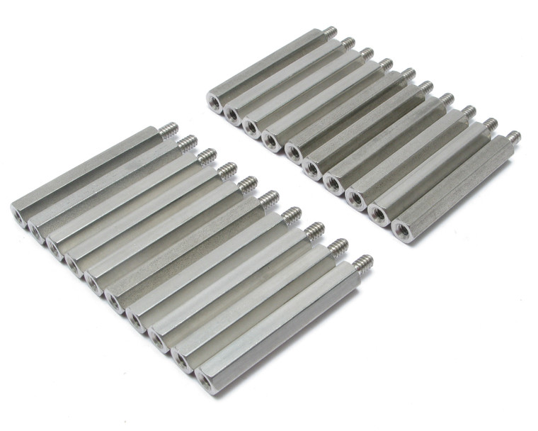 S/S Hex, Male/Female Standoff, 6-32 Thread, 1-5/8 Inch Length, 20 Piece