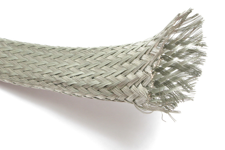 AA59569R30T1375 1-3/8" I.D. Tubular/Flat Braid, Tinned Copper, 5ft