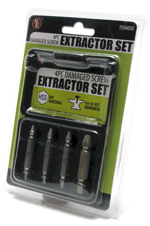 Extractor Damaged Screw Set (4 Piece)