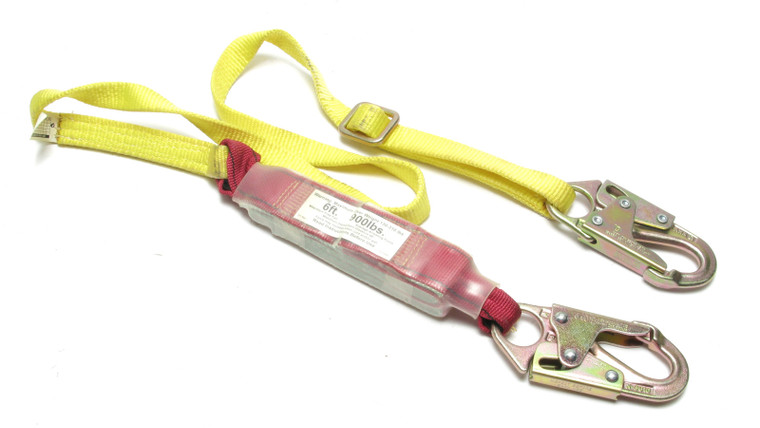 MSA 10088259 Sure-Stop 6ft Adjustable Shock Absorbing Lanyard