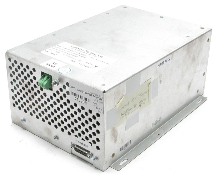 Lumina Power LDQCW Quasi-CW Diode Laser Driver, 65V, 250 Amp, 250usec