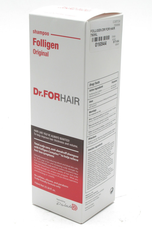 Dr.FORHAIR Folligen Original Shampoo, 750ml, new