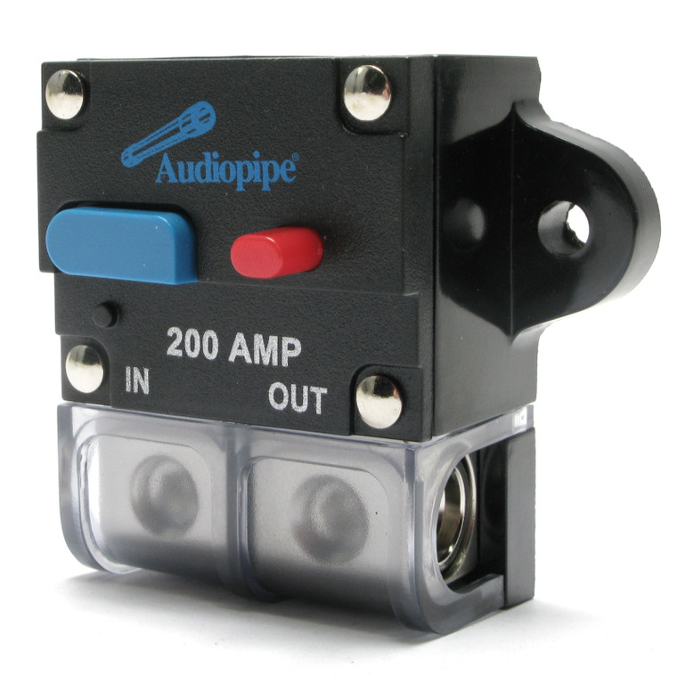 Audiopipe CB-200A, Manually Resettable Circuit Breaker, 200 Amp