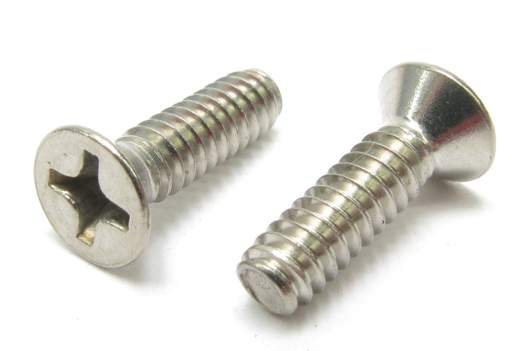 Stainless Steel Bolts/Machine Screw, #6-32 x 5/16'' Phillips Flat Head, 500pcs