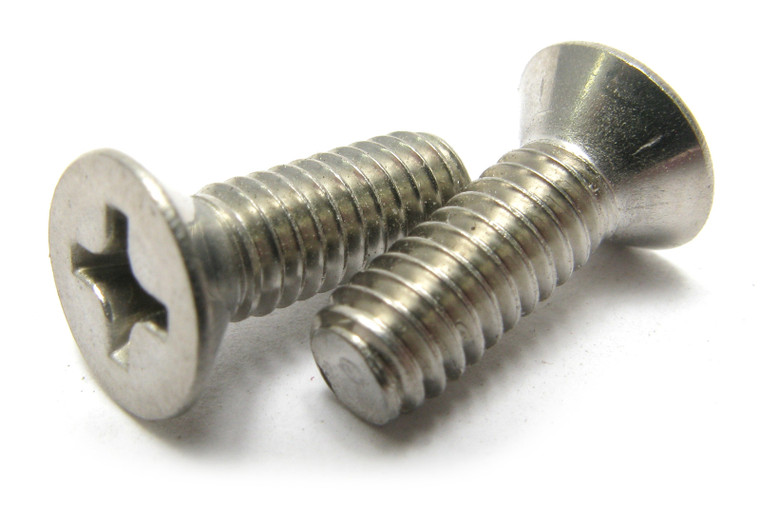 Stainless Steel Bolts/Machine Screw, #8-32 x 1/2'' Phillips Flat Head, 330pcs