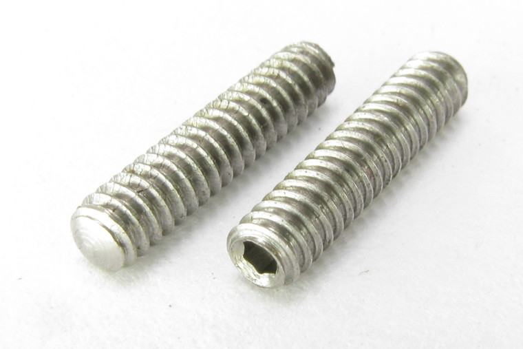 Stainless Steel Set Screw, #4-40 x 1/2" Oval Point, Hex Socket, 50pcs