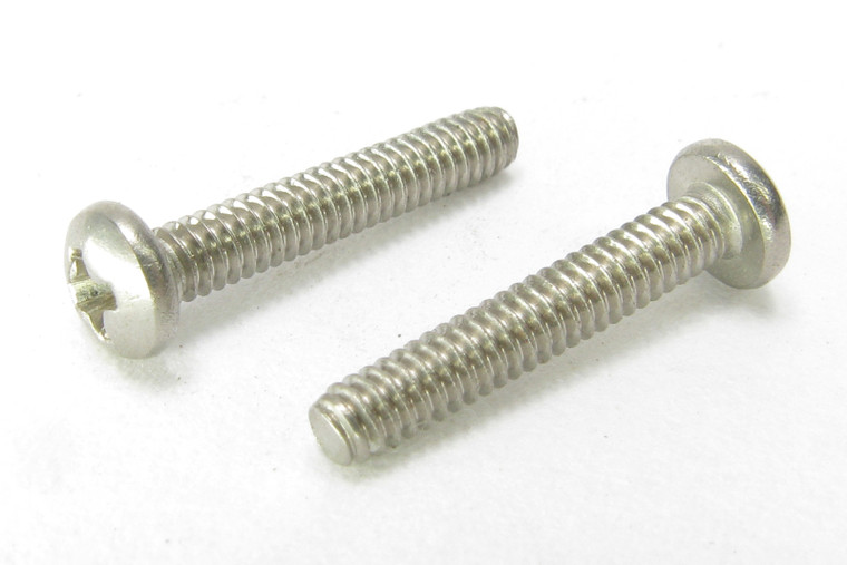 Stainless Steel Bolts/Machine Screw, #2-56 x 1/2" Phillips Pan Head, 100pc