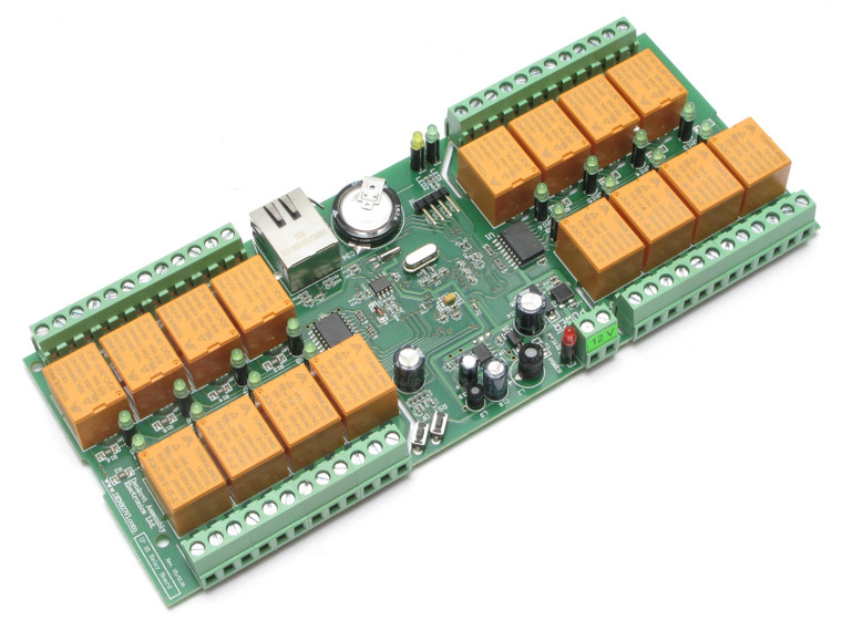 Denkovi IP-16R smartDEN IoT Internet/Ethernet 16 Relay Board, 12VDC
