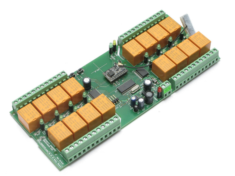 Denkovi WiFi 16 Relay Module, TCP/IP, UDP, Virtual Serial Port - PCB
