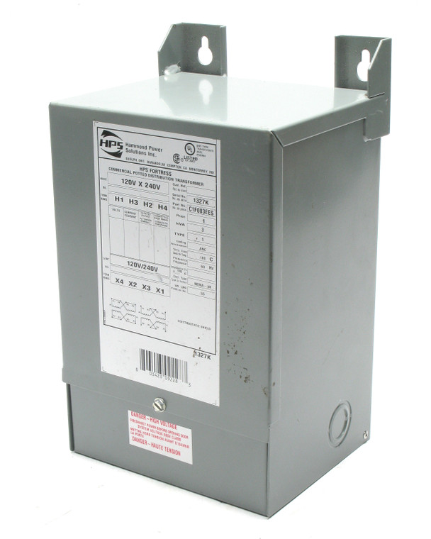 Hammond Power Solutions C1F003EES Distribution Transformer, 120/240 VAC 3kVA