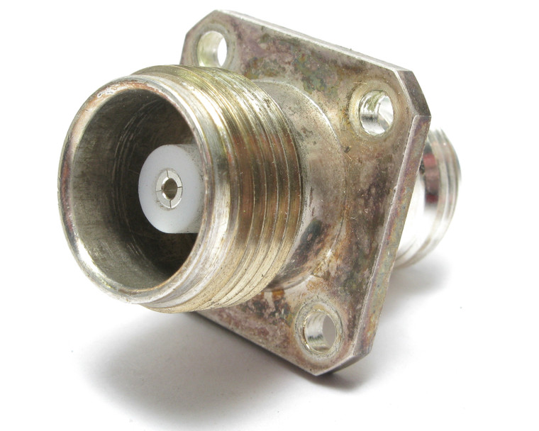 Type N Female to Type HN Female Bulkhead Coaxial Adapter