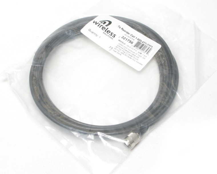 Wireless Solutions 195-01-02-P10' TWS-195 Antenna Extension Cable, TNC, 10ft