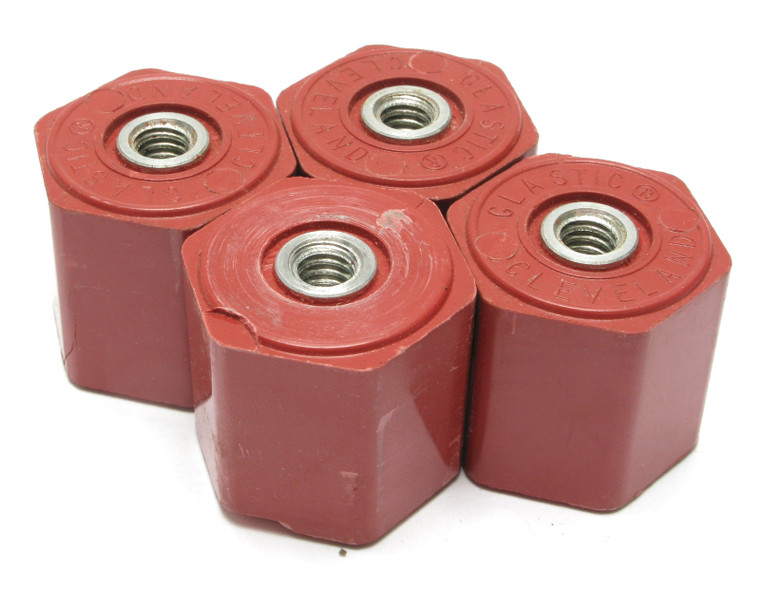 Cleveland Glastic 2165-1A 1" x 1" Hexagonal Standoff Insulators, 1/4-20 x 5/16" Thread, 4pcs Cleveland Glastic 2165-1A 1" x 1" Hexagonal Standoff Insulators, 1/4-20 x 5/16" Thread, 4pcs
