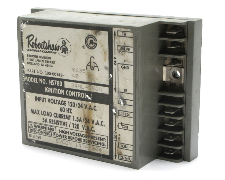 Robertshaw HS780 34NL-306A Ignition Control Module