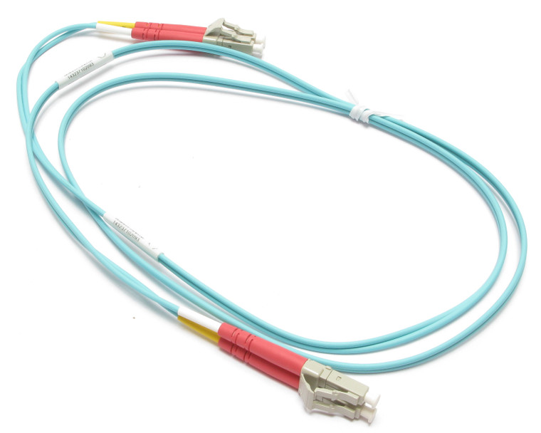 Siemon FJ2-LCLC5L-01AQ XGLO LC-LC Multimode Fiber Optic Jumper, 1m