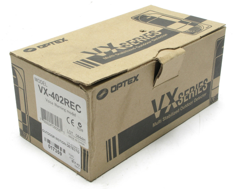 Optex VX-402REC Wired Multi-Stabilized Outdoor PIR w/Voice Recording & Warning