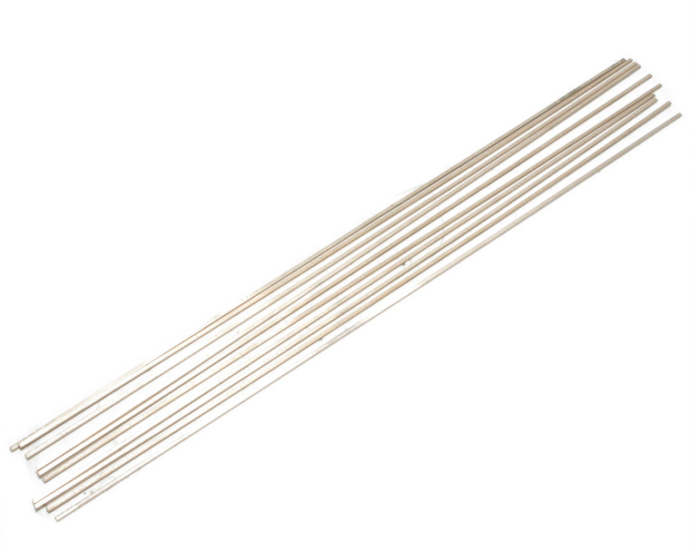 BCuP-5 Phos-Copper-Silver Brazing Filler Rods, 0.050" x 1/8" x 20", 10pcs
