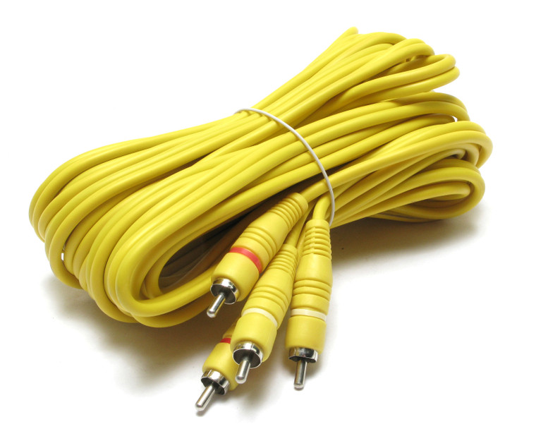 Dual RCA Stereo Audio Patch Cable, 25 Foot