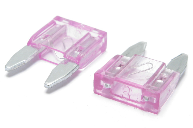 ATM Mini Blade Fuse, 3 Amp, 2 Piece Lot