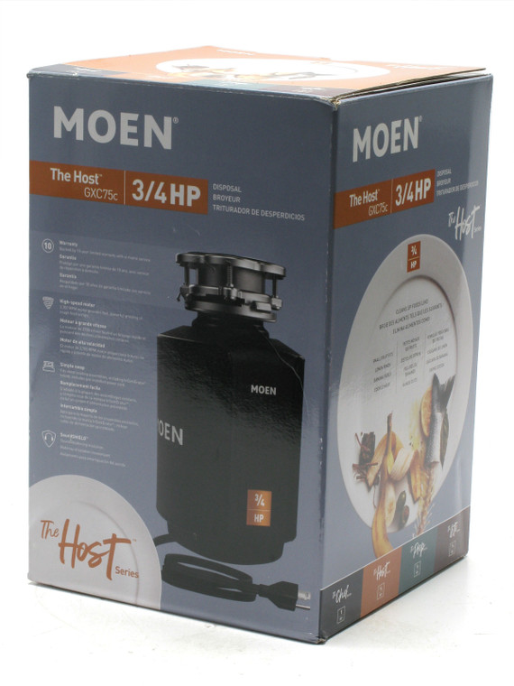 Moen GX75C 3/4 Horsepower Garbage Disposal