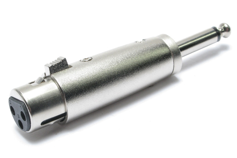 AD130 Adapter, XLR Female To 1/4 Mono Male