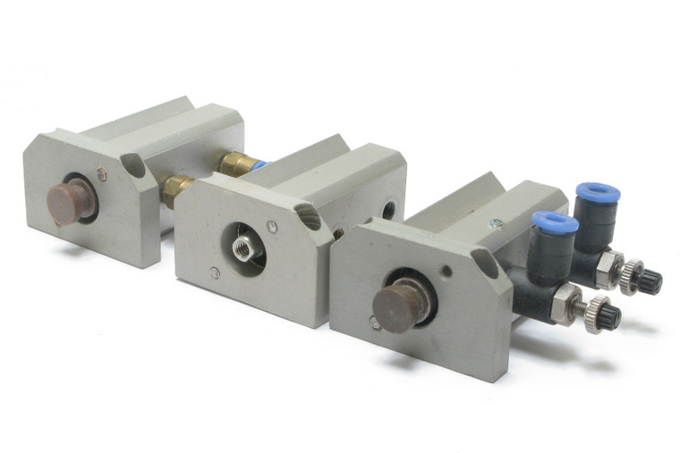 SMC NCDQ2B12-10D Compact Pneumatic Cylinder w/Flange, 3pcs