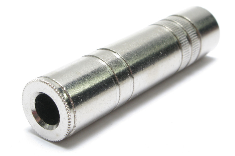 Connector 1/4" Mono Jack Female, Shielded, With Solder Contacts