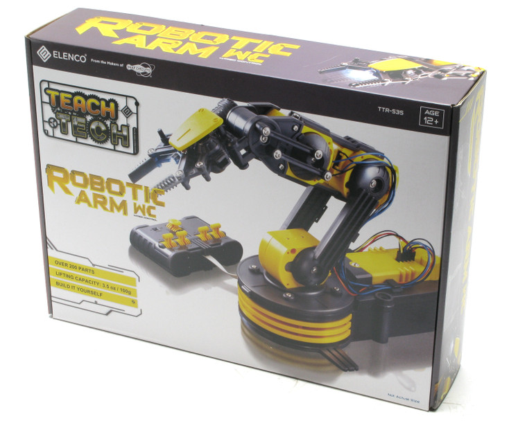 Elenco TTR-535, Teach Tech Robotic Arm Kit, For Engineers 12 & Up