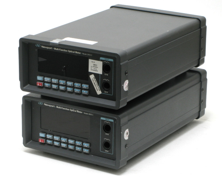 Newport 2835-C 2-Channel Multi-Function Optical Power Meter, 2pcs, for parts