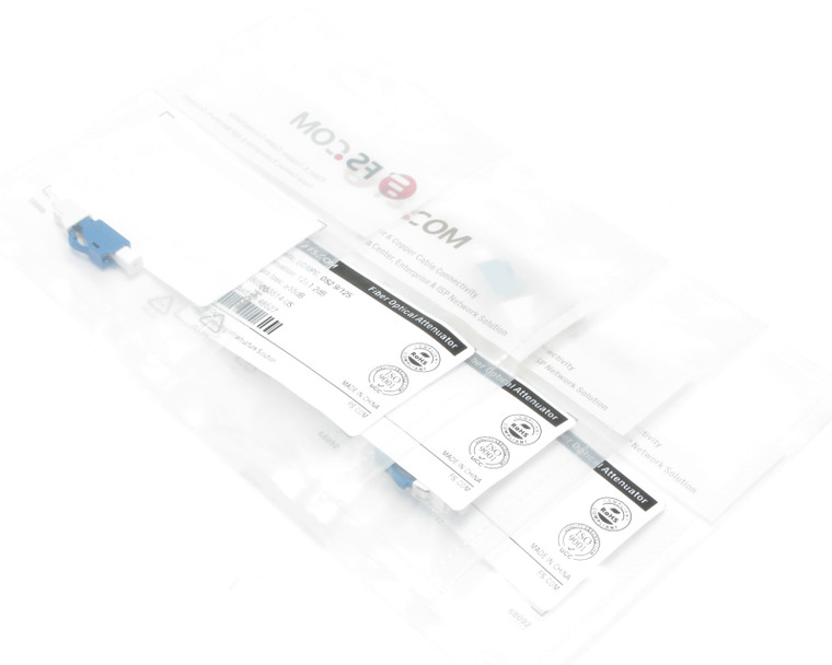 FS.Com 48527, Fiber Optical Attenuator 12dB, 4 Pack