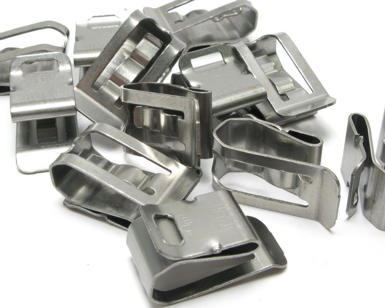 Heyco S6405, SunRunner Stainless Steel Cable Clips, Package of 100