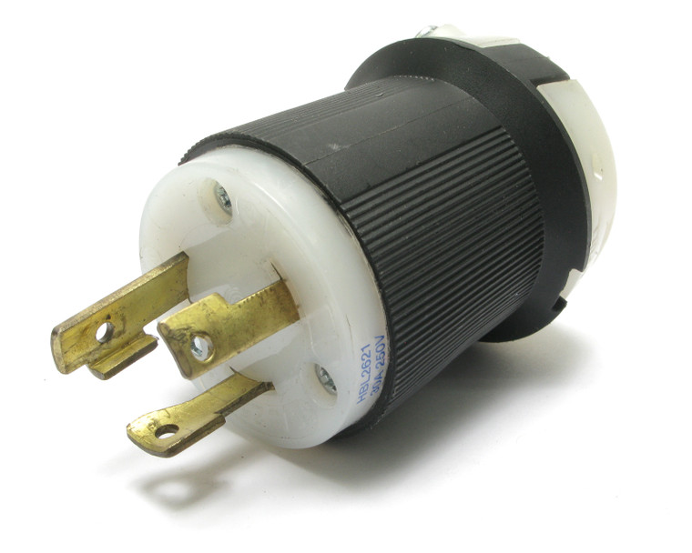 Hubbell HBL2621 NEMA L6-30P 250V 30 Amp Twist Lock Male Plug Hubbell HBL2621 NEMA L6-30P 250V 30 Amp Twist Lock Male Plug