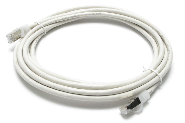 ComCables N-12111-14M-WHT-C, Cat 6A Gigabit Patch Cable, 14 Foot