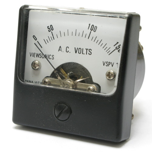 150 Volt AC Analog Panel Meter