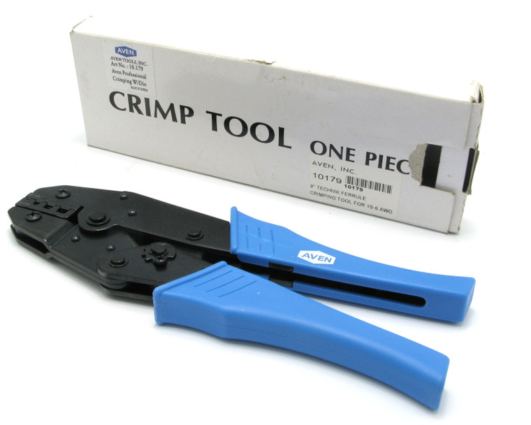 Aven 10179, Crimping Tool For Wire Ferrules 6-10 AWG