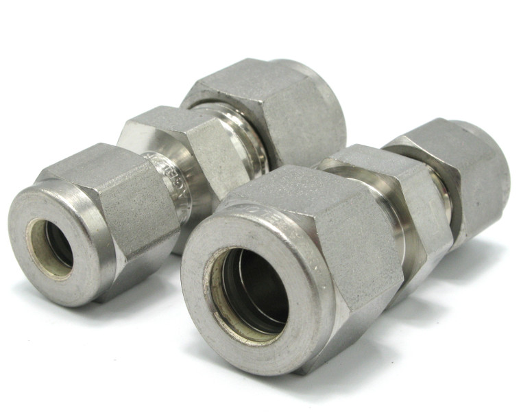 Swagelok SS-600-6-4 Stainless Steel Reducing Union, 3/8" to 1/4", 2pcs