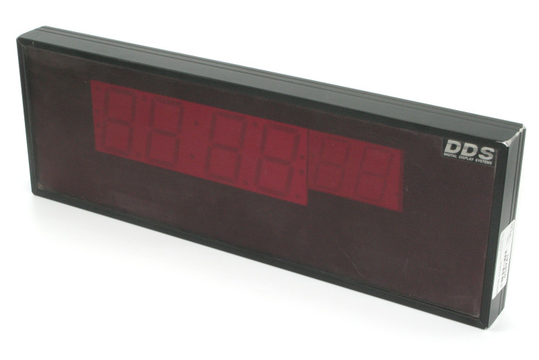 Digital Display Systems BSA-62425 Digital Clock, 6 Digit, Red LED, 12 Volt DC