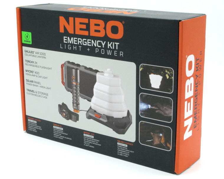 Nebo NEB-BND-0002 5pc Emergency Light & Power Kit