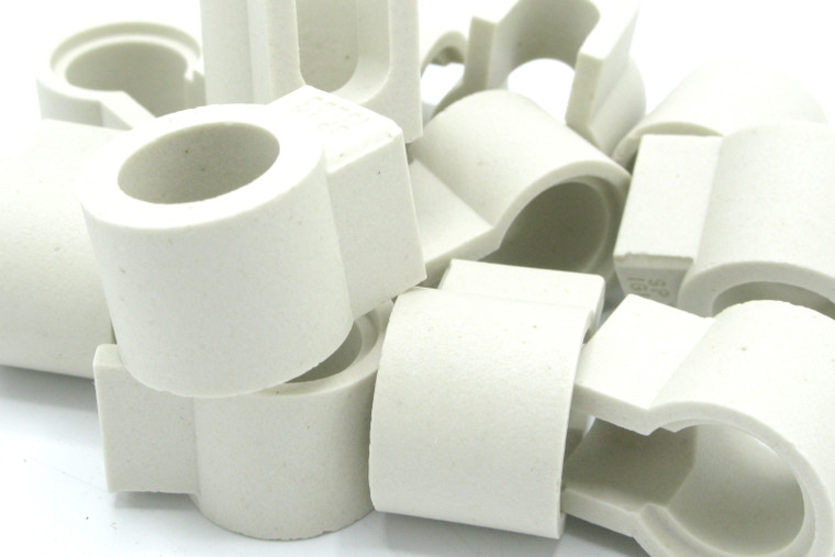 Tempco CER-101-107 Ceramic Single Port Igloo Terminal Base, 43pcs