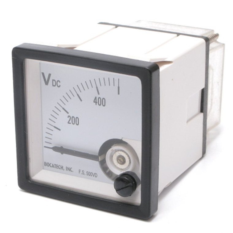 0 - 500 Volt DC Analog Panel Meter