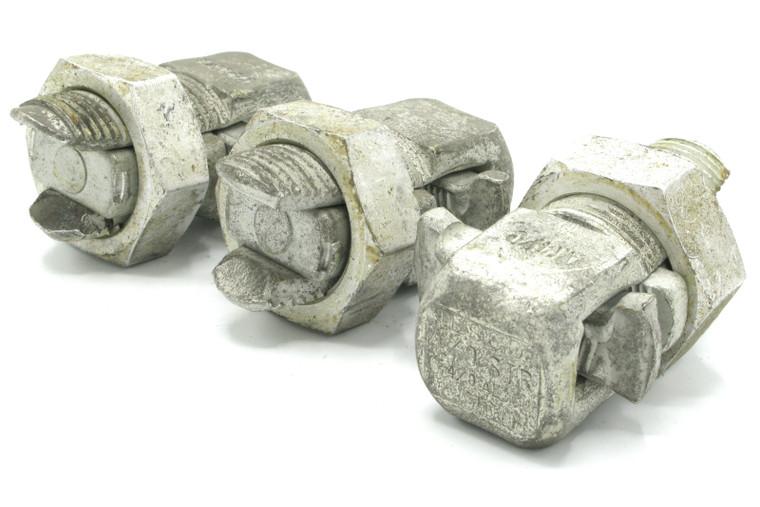 Aluminum Split Bolts, 4/0-2AWG / 4/0-6AWG, 3pc Lot