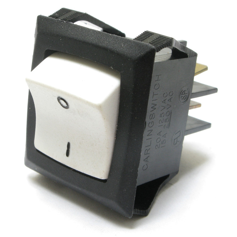 Rocker Switch DPST, On-Off, Snap-In