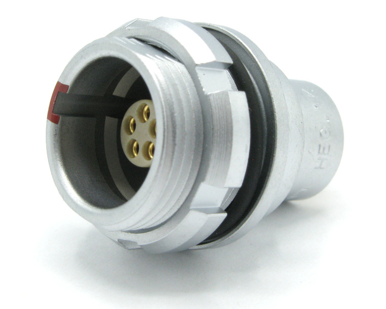 Lemo HEG.1k.305.CLLP, Connector 5 Pin Female, Panel Mount, Push-Pull