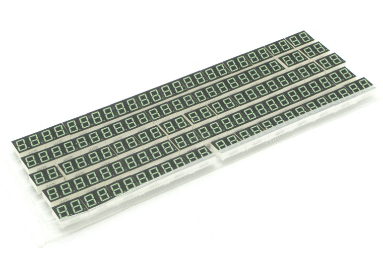 Rohm LB-602MA2 LED 7-Segment Display, 2-digit, green, 0.56" 65pc Lot